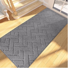 FCSDETAIL Dirt Trapper Mat Indoor 80 x 178 cm, neslīdošs durvju paklājs, mazgājams un tīrs paklājs, absorbējošs durvju paklājs, skrejceļš sunim, ieejai, priekšdurvīm, gaitenim, virtuvei