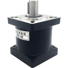 Schrittmotor 110mm Stepper Motor Nema42 Planetārā pārnesumkārba Ātruma pārnesumu attiecība 3: 1, 5: 1, 9: 1 ~ 216: 1 Ieeja 19mm Izejas 19/22mm Servo motora reduktors (izmērs: attiecība 10, krāsa: 22mm izejas - stepper)