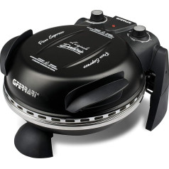 G3Ferrari Delizia EVO G1000610 Elektriskā picu krāsns ar alumīnija liekšķerēm, melna