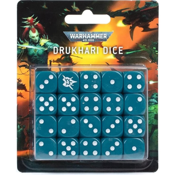 Games Workshop Warhammer 40k Drukhari kauliņu komplekts