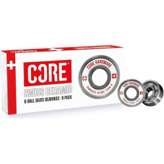 Core SWISS 8 Pack Premium Sealed Skateboard gultņi 608 Skateboard Longboard Stunt Scooter Roller Skates Multicolor