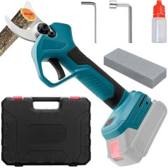 Akumulatora zaru grieznes Elektriskās zaru grieznes 45 mm Makita 18 V - profesionālas zaru grieznes ar LCD displeju, bezsuku motoru, elektriskais zaru, krūmu un stumbru griezējs (bez akumulatora)