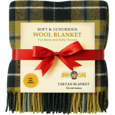 100% vilnas sega | Skotijas klanu tartani - Ziemas vakari, Burnsas nakts, Hogmanay - iekštelpām un ārpus telpām vīriešiem un sievietēm 69