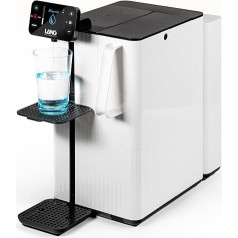 LANG ūdens filtrs un mineralizācija - osmozes sistēma un UV - karstā ūdens dozators - bez uzstādīšanas - videi draudzīgs, bez plastmasas - 2 minerālu iepakojumi nav iekļauti komplektā