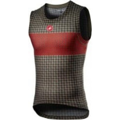 Castelli Velo apakškrekls PRO MESH M Sleeveless XL Black Green/Fiery Red