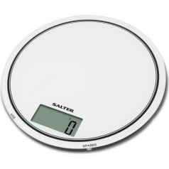 Salter 1080 WHDR12 Mono Electronic Digital Kitchen Scales - White