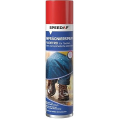 SPEEDAP impregnēšanas aerosols bez fluora | 400 ml | Nesatur PFAS | Droša aizsardzība pret mitrumu un netīrumiem | Darbojas jau no pirmās lietošanas reizes | Universāls | Ražots Vācijā
