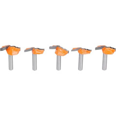 1/4 kāta frēzes frēze Frende Cutter für Holzbearbeitung starker YG6 -Legierung 5gab Gelb