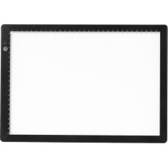 Gaismas galds, diapozitīvu skeneris, magnētiskā gaismas kaste diapozitīvu un filmu negatīvu skenēšanai, īpaši plāns A4 gaismas skeneris, trīs spilgtuma līmeņi, USB barošanas avots