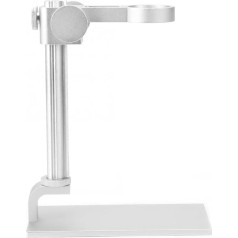 Mikroskopu piederumi 32-34 mm regulējams mikroskopa turētājs Regulējams statīvs Mikroskopa turētājs Izturīgs un uzticams (balts)