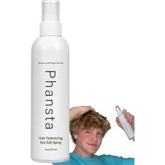 Matu teksturēšanas aerosols - jūras sāls migla, matu apjomu piešķirošs matu laka, dabīgs matu cirtas stiprinošs līdzeklis, 237 ml pludmales viļņu aerosols, piešķir matu kuplumu, kuplumu un tekstūru vīriešiem un sievietēm ar smalkiem vai 