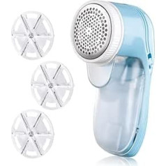 Tiptop Home Elektriskais matu tīrītājs, audumu skuveklis, USB uzlādējams bumbuļu tīrītājs drēbēm, paklājiem (3 asmeņi iekļauti komplektā)