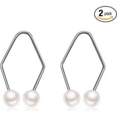 Booge 2 iepakojuma bedrīšu veidotāji, bedrīšu veidotājs sejai, bedrīšu veidotājs, viegli valkājams un attīsta dabiskas bedrītes skaistam smaidam, balts