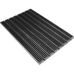 Birstes paklājs / apavu skrāpis Atlantic (59 x 38,5) Oriģinālais no B? MAG - izturīgs pret laikapstākļiem, jo plastmasas un PVC sargi - ideāls skrāpis kājām iekštelpās un ārpus telpām