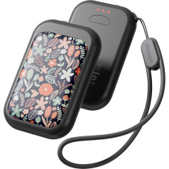 OCOOPA UT4 Young Electric Split Magnetic Hand Warmer, 2 gabali, 5000 mAh, īpaši kompakts, ūdensizturīgs, ātrāka sildīšana, atkārtoti lietojams, roku sildītājs USB, piemērots āra apstākļiem ziemā