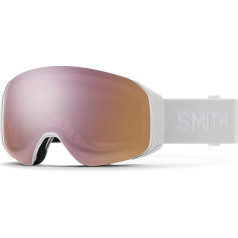 Smith 4D MAG S S Sniega brilles 2023 White Vapor / Chromapop Everyday Rose Gold Mirror