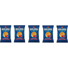 5 x San Carlo Highlander Tomato or Nothing Patatine kartupeļu čipsi Tomātu čipsi 50 g
