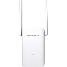 Mercusys ME80X WLAN pastiprinātājs Wi-Fi 6 Repeater, AX3000 Dual Band (574 Mb/s 2,4 GHz frekvencē, 2402 Mb/s 5 GHz frekvencē), Gigabit ports, App Control, Signāla stipruma displejs, AP režīms