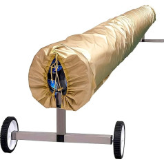 Baseinu pārsegi pazemes baseiniem, baseina rullis līdz 6 m, izturīgs, ūdensizturīgs, saules pārklājs baseinam