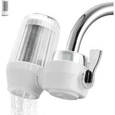 Ūdens krāna filtrs dzeramajam ūdenim, ūdens filtrs krānam, samazina hlora, smilšu un smakas daudzumu, divu režīmu krāna tīrītājs, piemērots virtuvei, izlietnei, mājas vannas istabai
