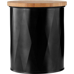 Premier Housewares rombveida uzglabāšanas trauks, melns, mazs
