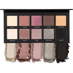 LaRoc Pro - 10 toņu acu ēnu palete Krāsains acu grims Kosmētikas skaistums Augsti pigmentēta presēta pulvera krāsaina sejas palete Izturīga MUA - Pandora's Box