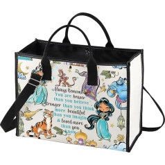 LEVLO Jasmīna Princese Jasmīna Fani Jasmīna Fani Kosmētikas maisiņš ar rāvējslēdzēju filmu faniem Always Jasmine LT Kosmētikas maisiņš, Always Jasmine Lt, Kosmētikas maisiņš