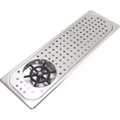 Kafijas izlietnes skalotāja kausu mazgātājs 304 nerūsējošais tērauds Moderns un vienkāršs kafijas veikala pilienu teknes šļūtenes izlietnes skalotājs (nerūsējošā tērauda krāsa B)