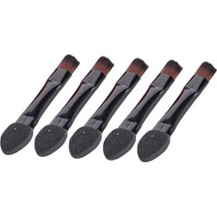 LIFKOME 50Stücke Lidschattenapplikator Beidseitige Pinsel für Make Up für Schwarz
