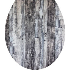 Cornat KSDSC282 Vintage tualetes poda sēdeklis - Pievilcīgs un lauku dizains - Viegli kopjams duroplasts - Ātra uzcelšanas un tīrīšanas funkcija - Mīksts aizvēršanas mehānisms - Ērts stiprinājums no augšas / tualetes poda sēdeklis / tualete