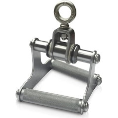 Sport-Thieme paralēlais/novirzes rokturis Deluxe | Elektrostacijām | Rievots, cieti hromēts rokturis | Slaidu gultņi, kas neprasa apkopi | Ieskaitot grozāmo savienojumu | Maksimālā 250 kg kravnesība | Tērauds | 3,5 kg