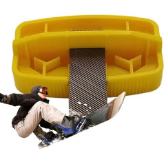 Slēpošanas malu asinātājs - Snovborda malu tuneris │ Sānu asinātājs │ Profesionāls slēpju asināšanas rīks vienmērīgai veiktspējas uzlabošanai un precīzas regulēšanas komplekts slēpju un snovborda uzturēšanai