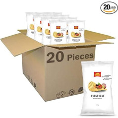 20 x SAN CARLO Rustica Itāļu sālītas čipsiņas 50 g