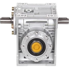 3MOG7Y1 NRV090-VS Schneckengetriebe 24 mm Doppeleingangswellenverhältnis 7,5:1-80:1 90-Grad-Drehzahlminderer