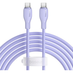 Pudinga USB-C 100W kabelis 2 m - violets