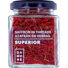 Vidusjūras safrāns pavedienos I kvalitātes kategorijas - 20 g ar Mortar