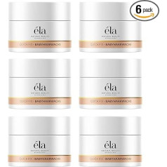 éla Natural Beauty Baby Hair Wax Quick Fix - dabīgs matu vasks, izstrādāts kopā ar Pamela Ripe - ar bišu vasku un organisko mango sviestu - 6 x 20 ml