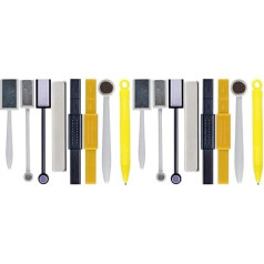 FRCOLOR 16stücke Titel Teiliges Katzenaugen Magnetwerkzeug Für Nageldesign Magnetische Maniküre-werkzeuge Zufälligen Farben Für Nail Art Für Nagelstudios Und Heimgebrauch