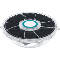 Bestway Baseina strūklaka FloatBright Solar Powered LED Light, diametrs 19,5 x 18,2 x 6,8 cm, IP67, 7 krāsas, 9 gaismas režīmi, automātiska izslēgšanās, 50 cm ūdens strūklaka, litija baterija, automātiska gaisma