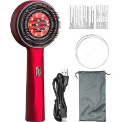 Haarmassagegerät Bürste - Wasserdichter Ölspender für Haare - Kamm Handheld Kopfkratzer Massagegerät Bürste für Frauen und Männer