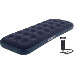 AVENLI Gaisa matracis Gaisa gulta kempingam ar sūkni 1 personai 191 x 73 x 22 cm Piepūšamais matracis viesu gulta Mīksta guļamā virsma ar blūķētu virsmu Ceļojumu gulta kempingam un mājai