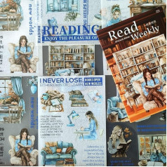 Scrapbooking uzlīmes piederumu komplekts