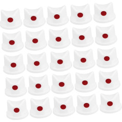 Holibanna 30 piederumu komplekts smidzināšanas sprauslām, caurspīdīga laka automobiļu rūpniecībai, smidzināšanas kārba, krāsas uzgaļu komplekts, fiksācijas spīdumu krāsas, krāsas sprauslas, Montana glazūra, sporta, balta