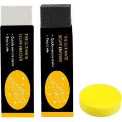 Balts kedu dzēšgumijas dzēšgumija, balts apavu dzēšgumijas dzēšgumija, balts, dzēšgumija, netīrumu dzēšgumija, netīrumu dzēšgumija, dzēšgumija rūpīgi attīra 2 gab. iepakojumā