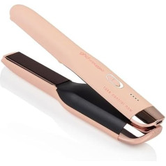 ghd Unplugged Pink Peach Styler, bezvadu taisnotājs ar hibrīda lādiņu un litija tehnoloģiju