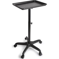 Salona ratiņi, Frizētavas ratiņi, Skaistumkopšanas salona ratiņi, Kosmētikas ratiņi, Regulējams augstums, Pārnēsājamie ratiņi, Mobilais frizieris, Skaistumkopšanas ratiņi, Salona ratiņi, Instrumentu ratiņi, Melni