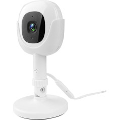 Elastīgs daudzfunkcionāls statīvs Nanit Pro bērnu monitoram, novērš Nanit Pro kameras krišanu, stiprinājums pie sienas vai galda, ceļojumu bērnu monitora piederumi ar uzlādes portu un kabeli (kamera nav iekļauta komplektā)