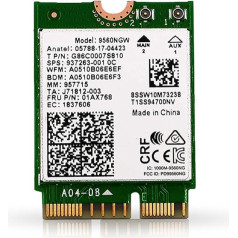 HighZer0 Electronics AC 9560 CNVio Legacy WiFi adapteris datoram | WiFi 5 Dual Band 802.11ac | Līdz 1,73 Gbps | Atbalsta Bluetooth 5.1 Windows un Linux | Nepieciešams 8.-9. paaudzes Intel CPU | 9560NGW