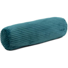 Gözze - Mīļš spilvena rullītis velvetes izskatā, ideāli piemērots kakla atbalstam, 70 x 22 cm, benzīns