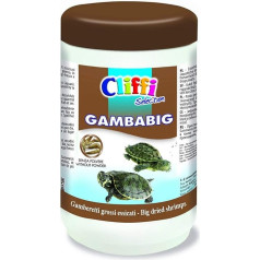 Cliffi Selection Gambabig bruņurupuču barība lielām garnelēm, žāvēta 130g
